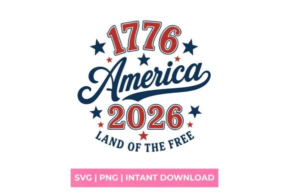 America 1776-2026 Semiquincentennial SVG Graphics