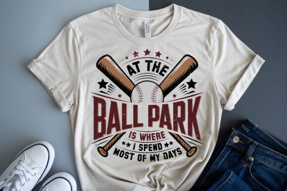 Ballpark Life: Graphics for T-Shirt Designs