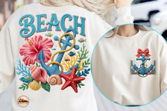 Beach Anchor Png: Tropical Graphics & T-Shirt Designs