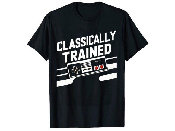 Classically Trained Gamer T-Shirt Design Graphics Review