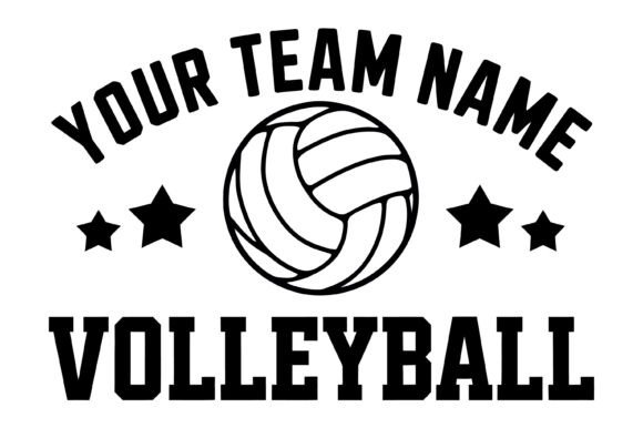 Custom Volleyball Team Logo Template Graphics Review