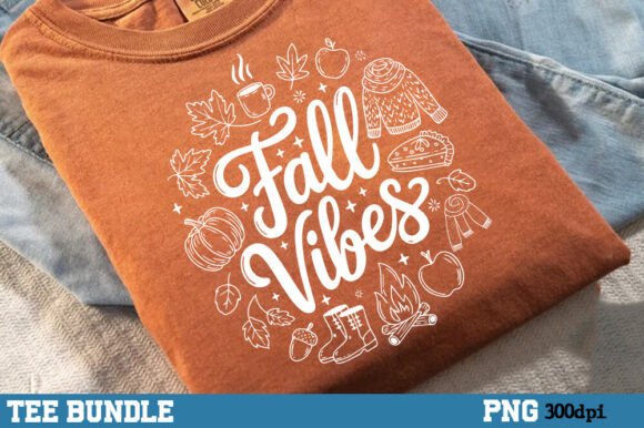Fall Vibes Png: Trendy Graphics for T-Shirt Designs