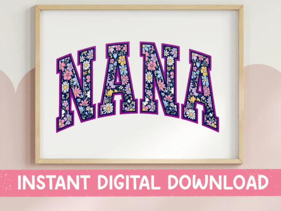 Floral Nana Arched SVG PNG: Graphics & T-Shirt Designs Review