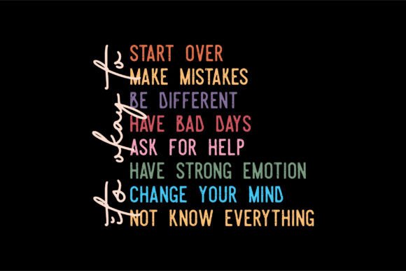 It's Okay to Make Mistakes: Graphics & T-Shirt Designs Review