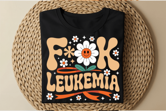 Leukemia Awareness Daisy Flower Ribbon Graphics