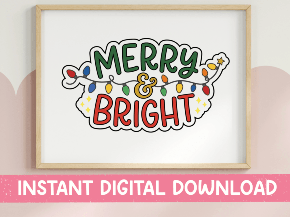 Merry and Bright Christmas Lights Graphics Review