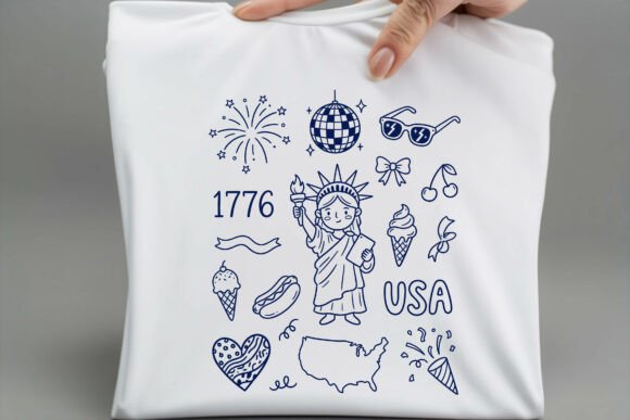 Patriotic USA 4th of July Graphics & T-Shirt Designs