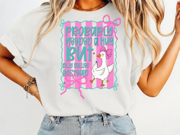 Probably Needed a Hug Coquette T-Shirt Graphics Review