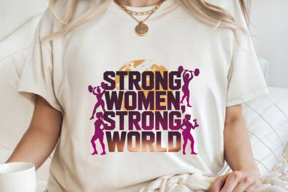 Strong Women Strong World 8 March PNG Graphics