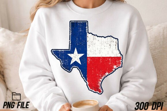 Texas Distressed Flag PNG Sublimation Graphics Review